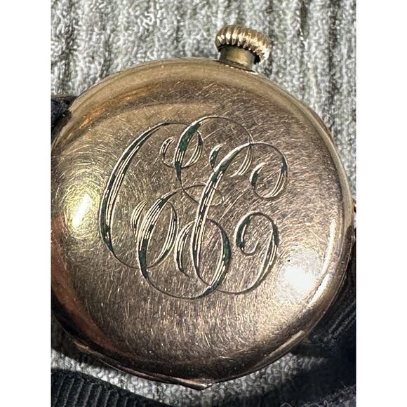 RARE Waltham Trench Watch WWI - Gold Wind Needs Minor Repair - Picture 3 of 14